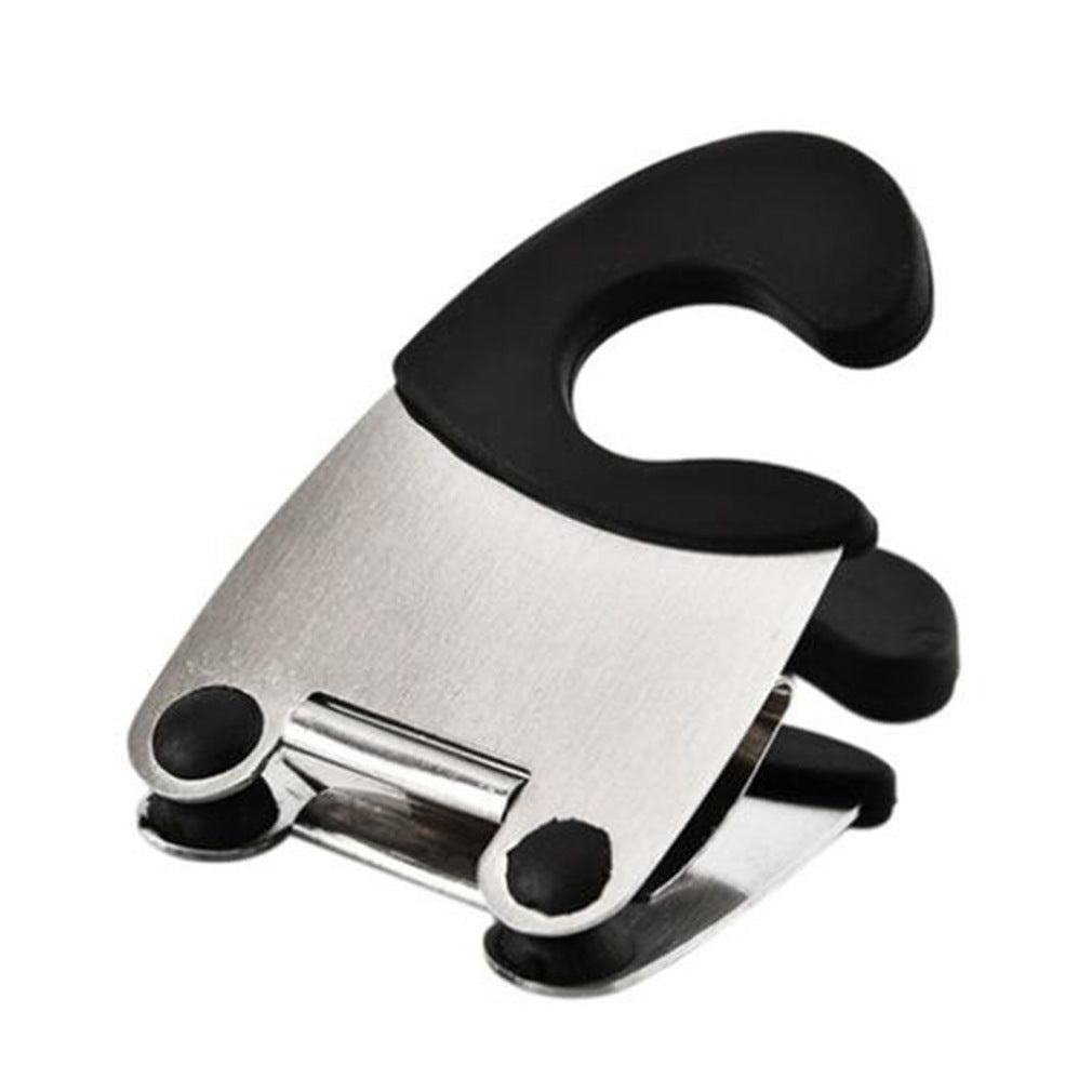 Stainless steel pot side anti-scalding clip