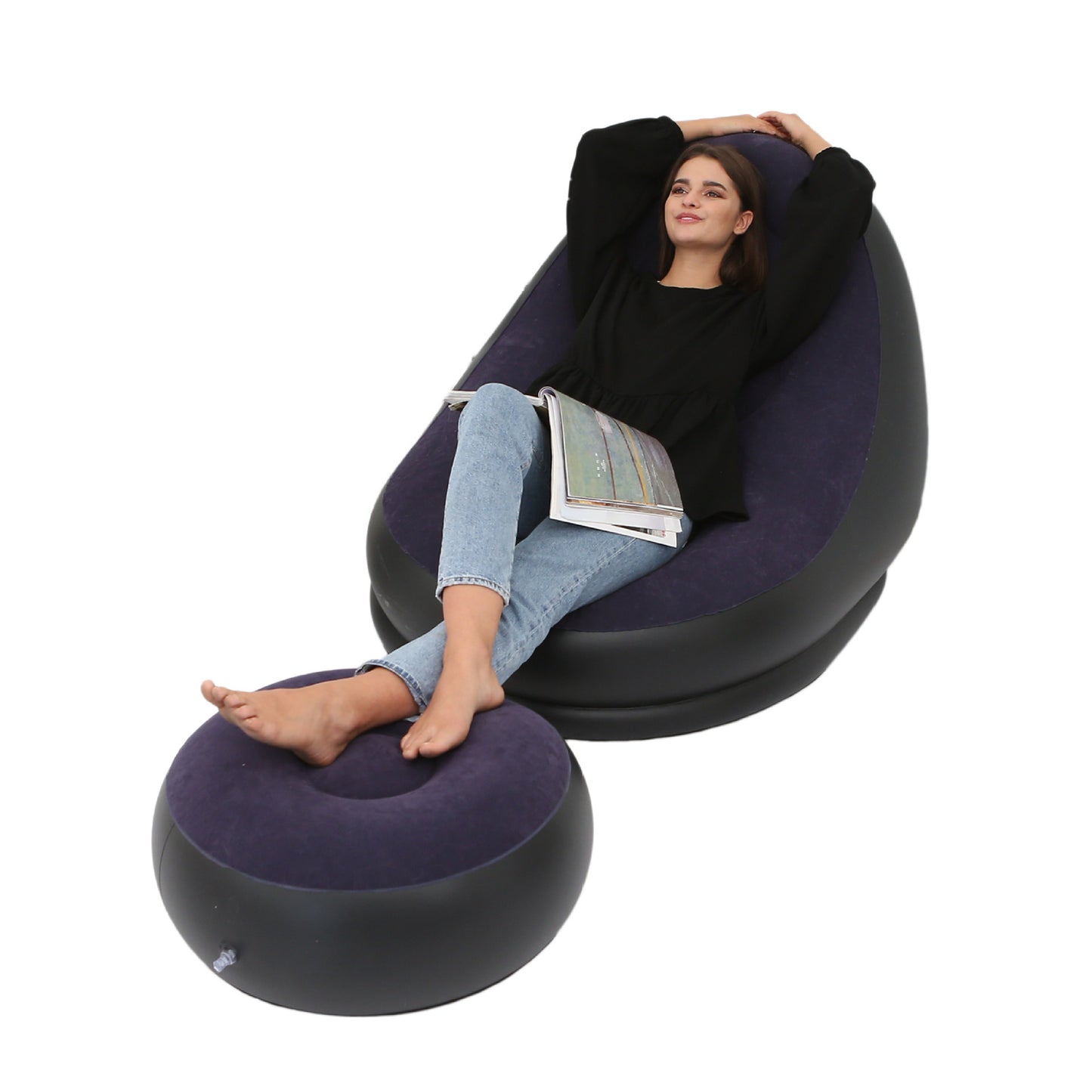 The new thickened inflatable lazy sofa