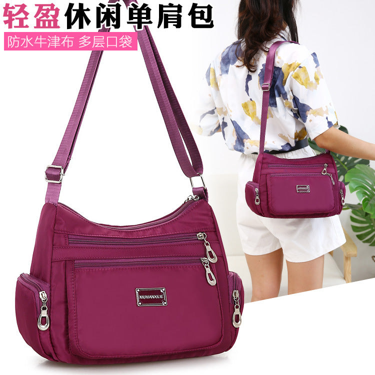 New large-capacity women's bag shoulder bag fashion casual Messenger Mummy bag one drop