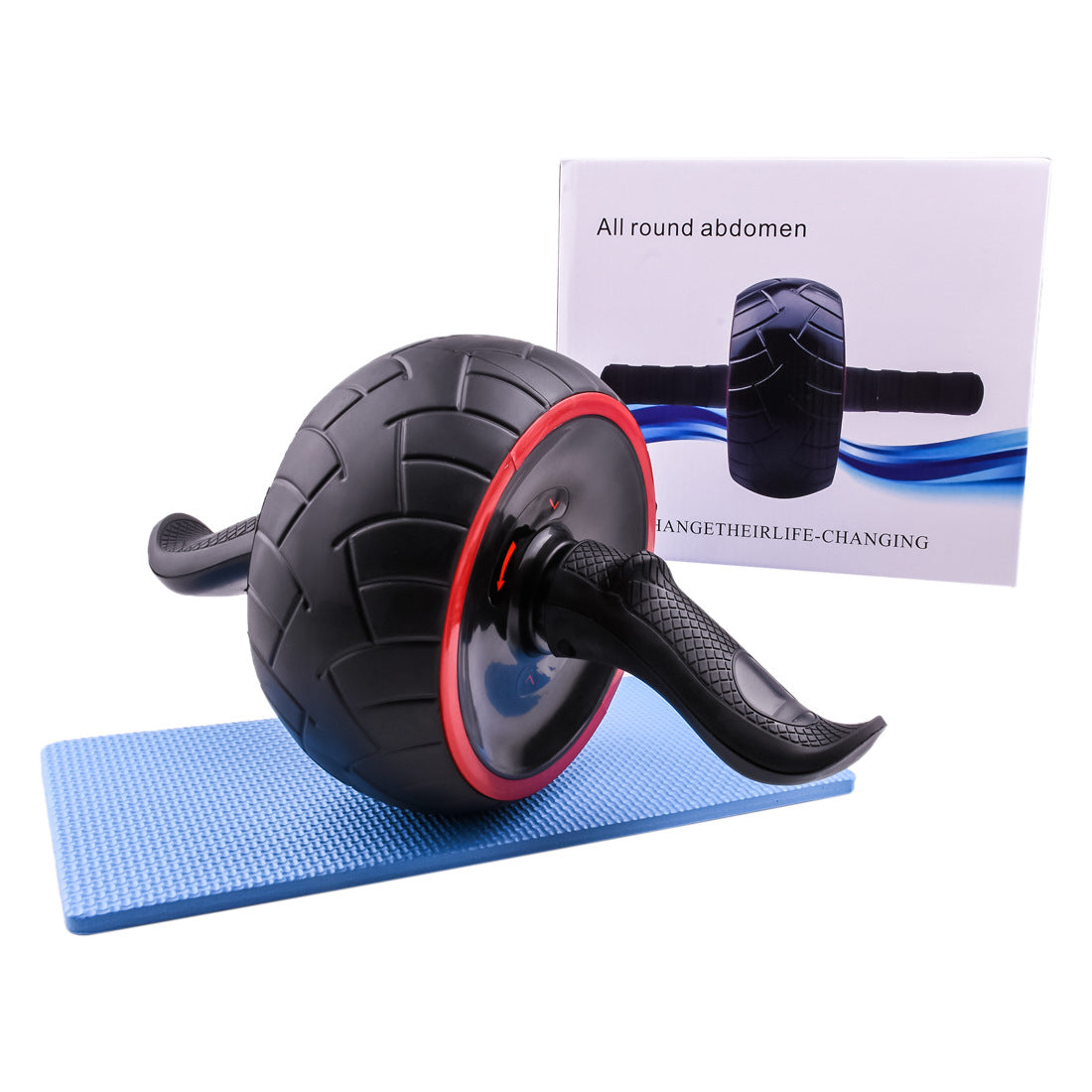 Home fitness equipment fetal skin abdominal muscle multifunctional wheel roller