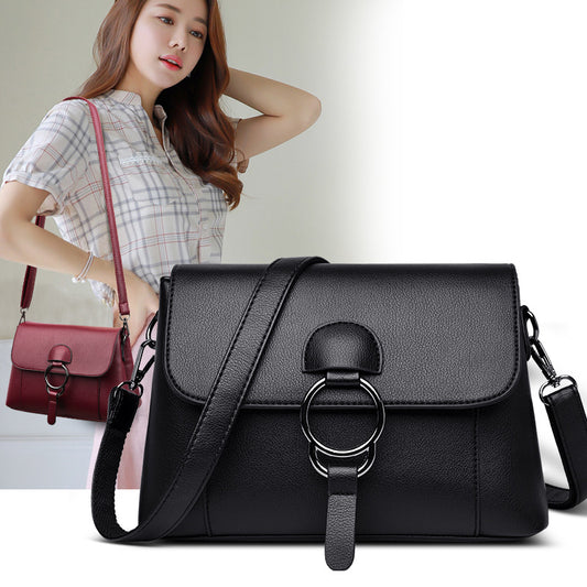 New spring and summer middle-aged mother female large-capacity Messenger bag casual shoulder bag