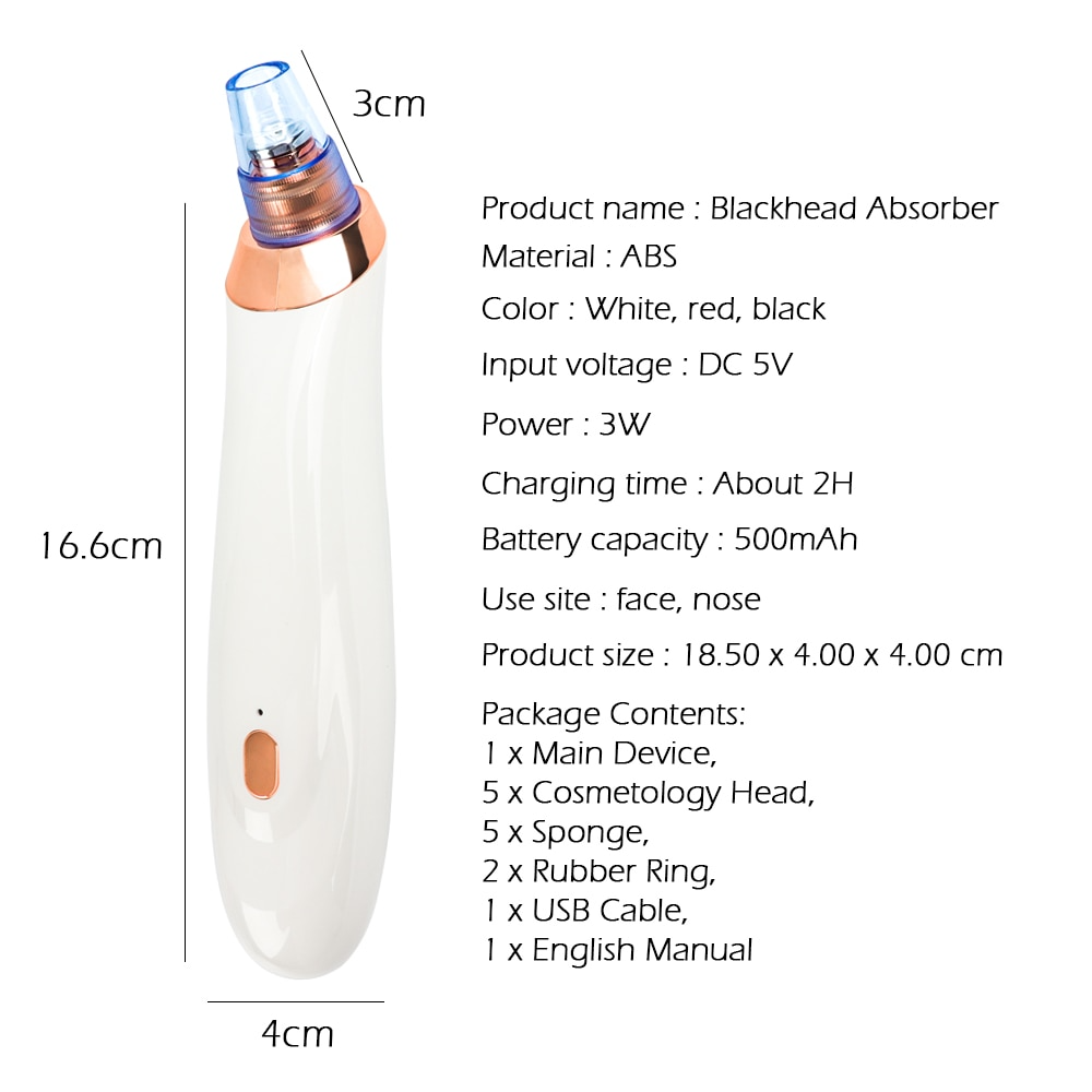 Microcrystalline blackhead beauty instrument artifact