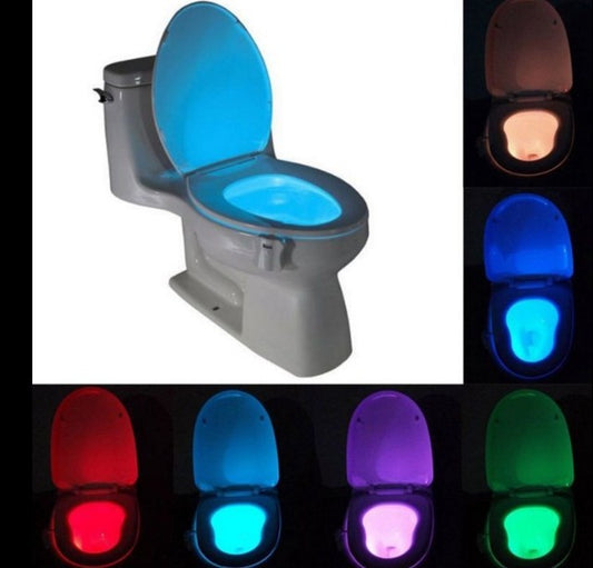 Toilet seat LED lamp