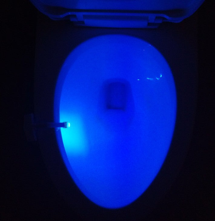 Toilet seat LED lamp