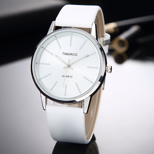 Simple watch Korean style fashion ladies casual male student trend belt ultra-thin British watch quartz watch