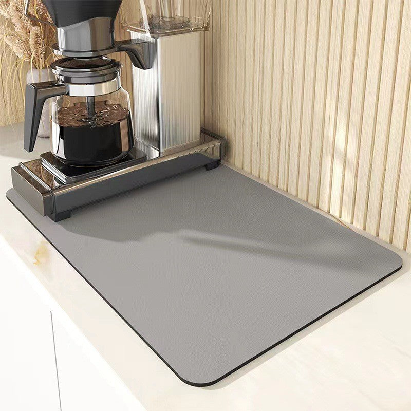 Kitchen countertop drain mat diatom mud desktop insulation bar mat