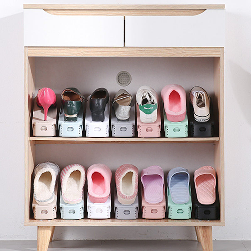 Double-layer shoe storage organizer shoe rack explosion