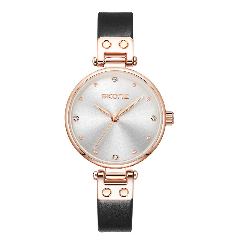 Ladies watch simple temperament belt watch