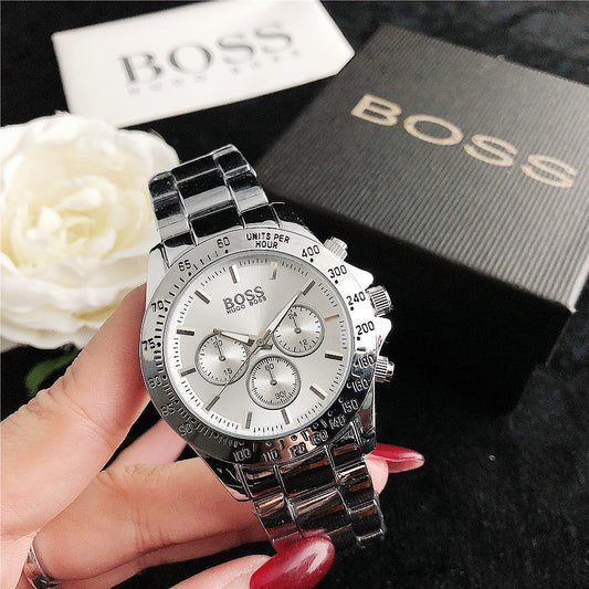 Explosive BOSS Steel Belt Alloy Watch