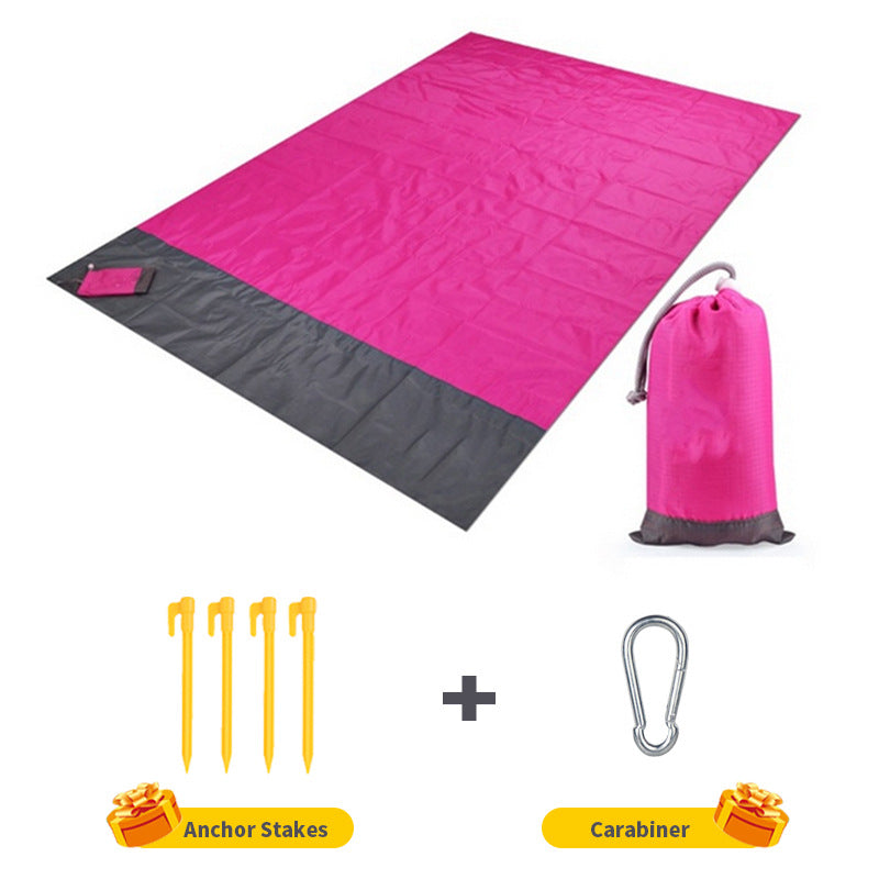 Popular outdoor products picnic mat folding portable moisture-proof mat beach mat polyester cloth outing camping tent cushion