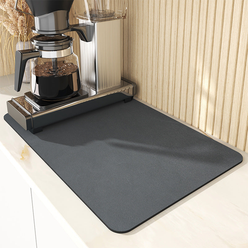 Kitchen countertop drain mat diatom mud desktop insulation bar mat