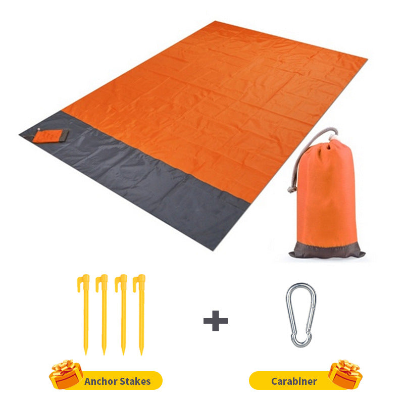 Popular outdoor products picnic mat folding portable moisture-proof mat beach mat polyester cloth outing camping tent cushion