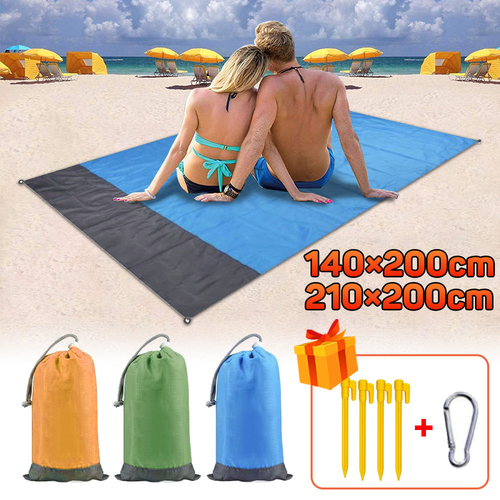 Popular outdoor products picnic mat folding portable moisture-proof mat beach mat polyester cloth outing camping tent cushion