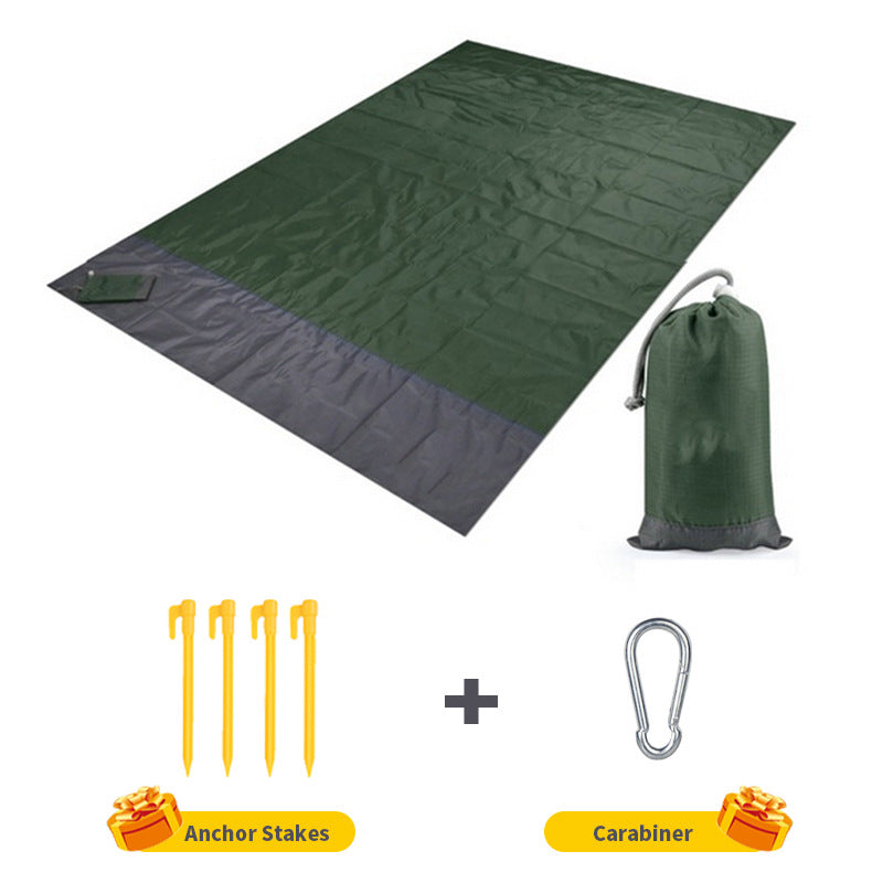 Popular outdoor products picnic mat folding portable moisture-proof mat beach mat polyester cloth outing camping tent cushion