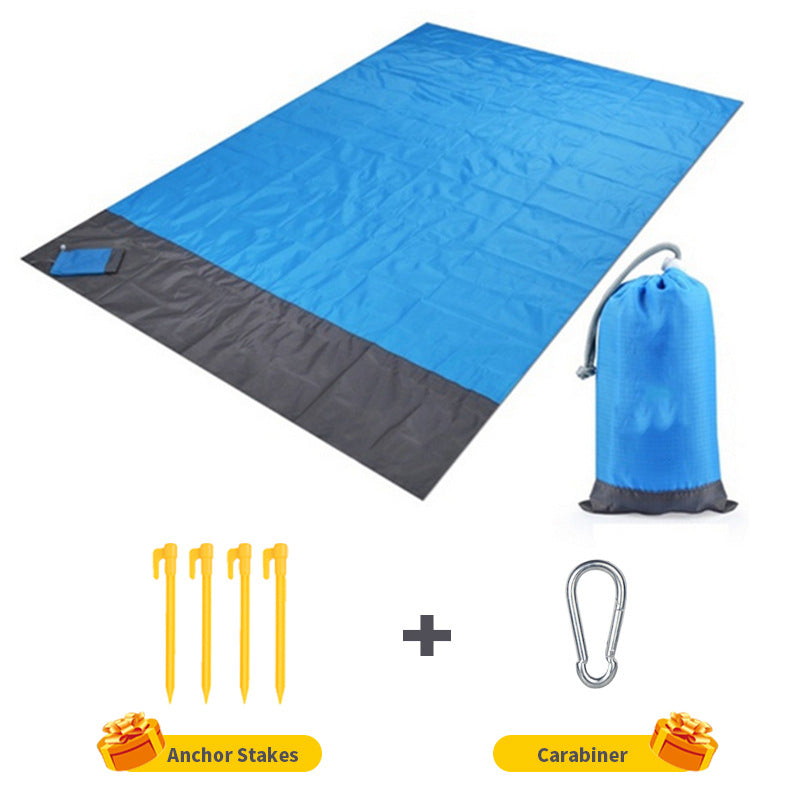 Popular outdoor products picnic mat folding portable moisture-proof mat beach mat polyester cloth outing camping tent cushion