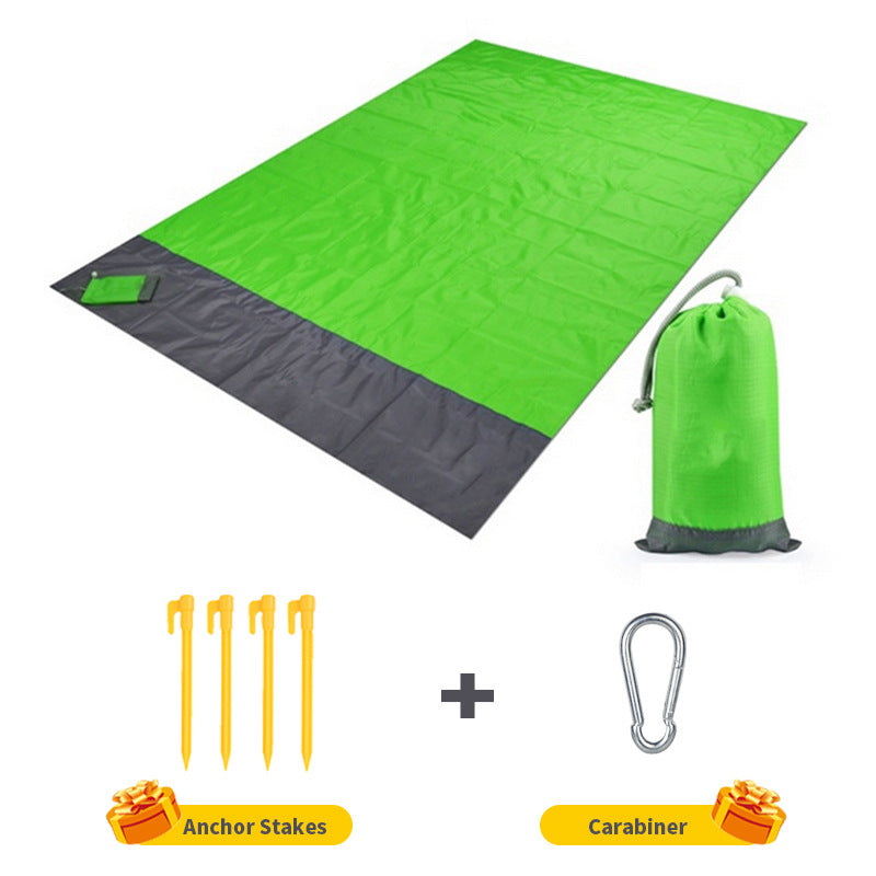 Popular outdoor products picnic mat folding portable moisture-proof mat beach mat polyester cloth outing camping tent cushion