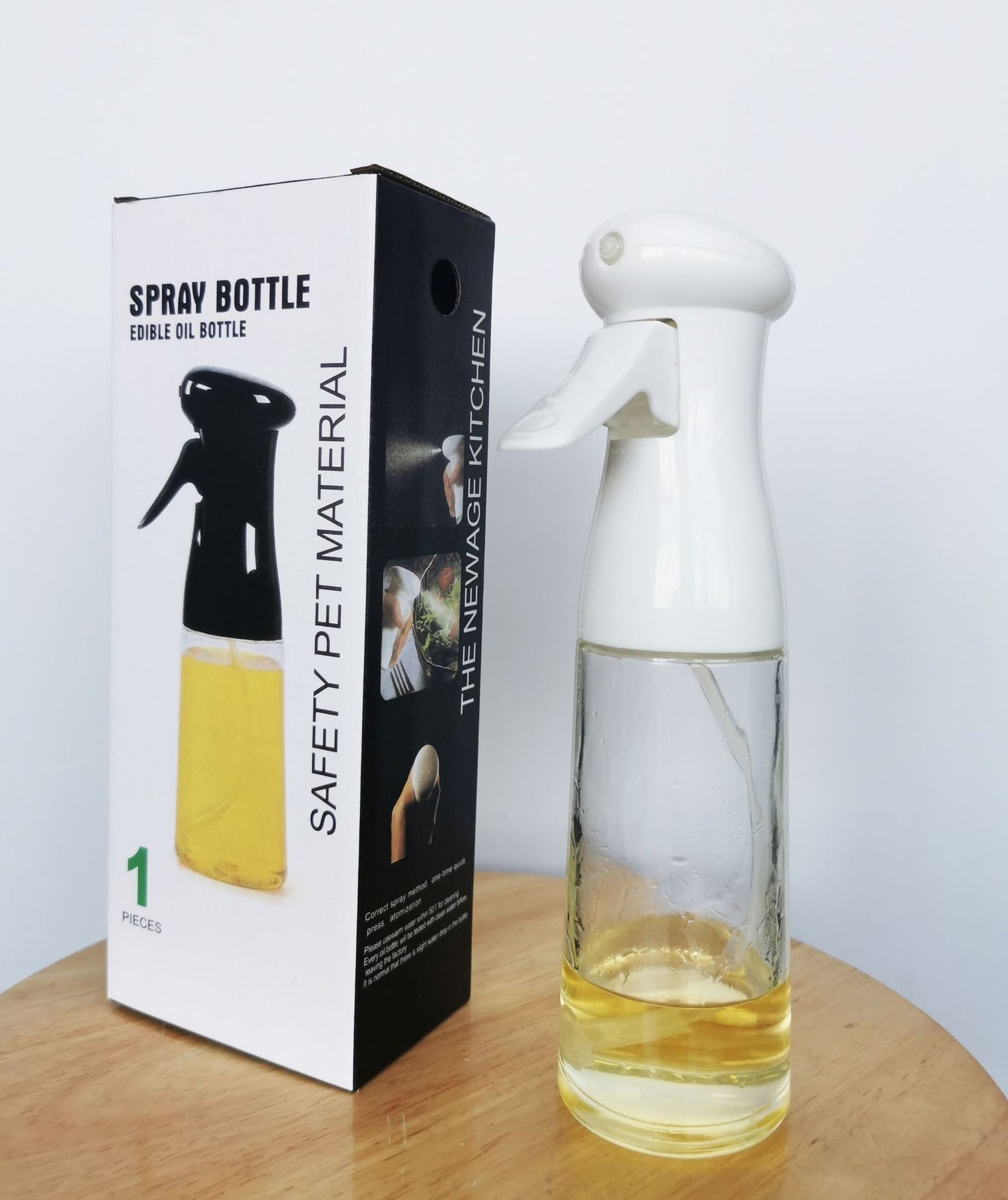 210ml Air pressure edible oil olive oil vinegar bottle oil spray bottle