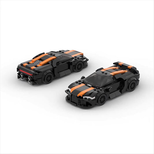 MOC compatible building block car model