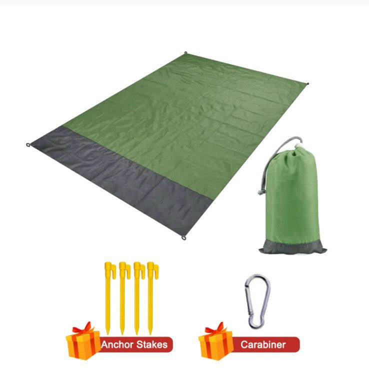 Popular outdoor products picnic mat folding portable moisture-proof mat beach mat polyester cloth outing camping tent cushion