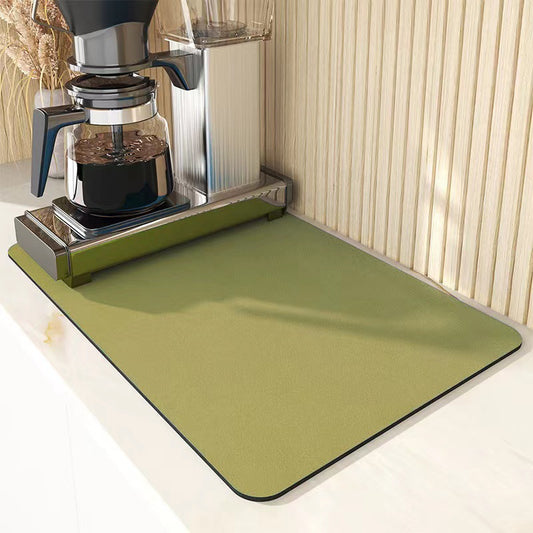 Kitchen countertop drain mat diatom mud desktop insulation bar mat