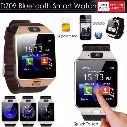 DZ09 smart watch Bluetooth children's phone watch touch screen card multi-language smart wearable call