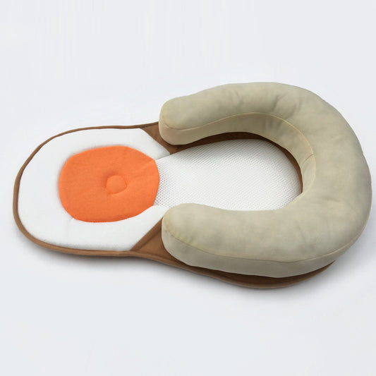 Baby latex shaped anti-head correction head pillow