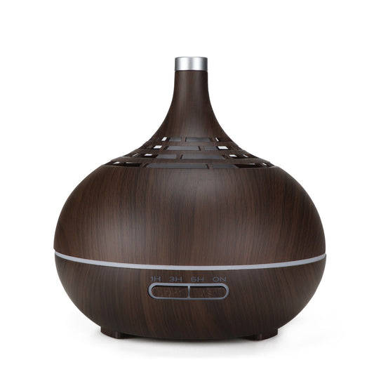 Creative remote control wood grain aromatherapy lamp machine