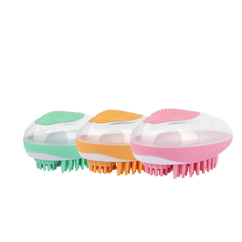 Pet bath massage brush