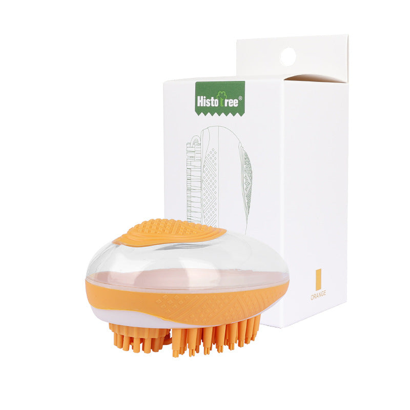 Pet bath massage brush