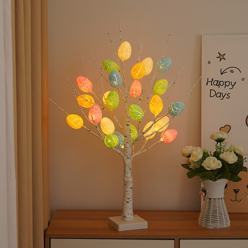 Easter egg tree home decoration led lights