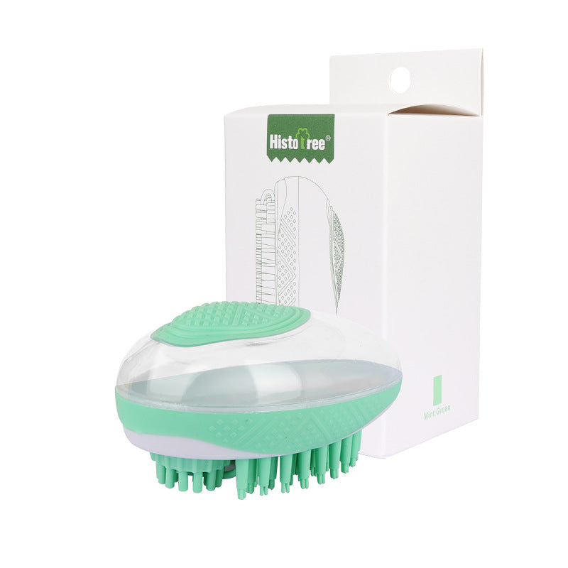 Pet bath massage brush